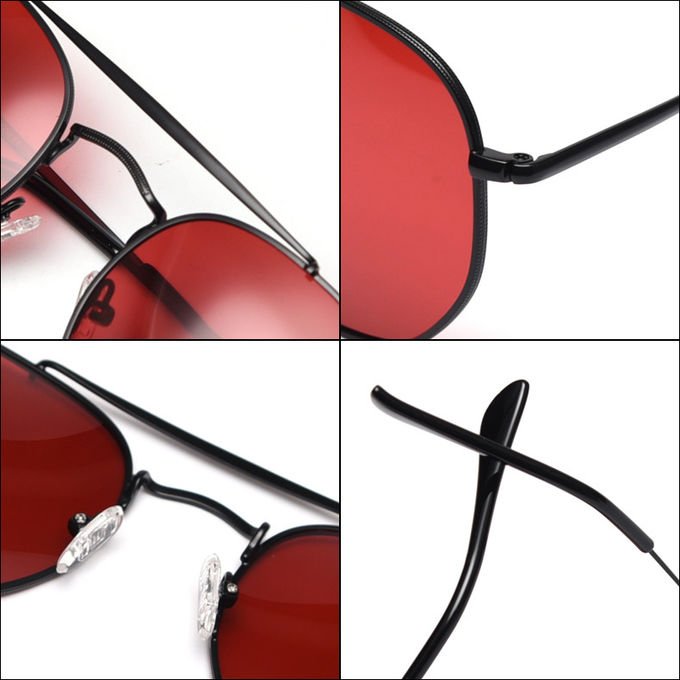 Unisex Photochromic Metal Frame Sunglasses Womens Polarized Lens 138mm 2