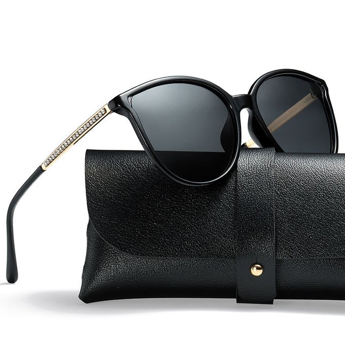 Retro Round Classic Women Handmade Cat Eye Sunglasses 5