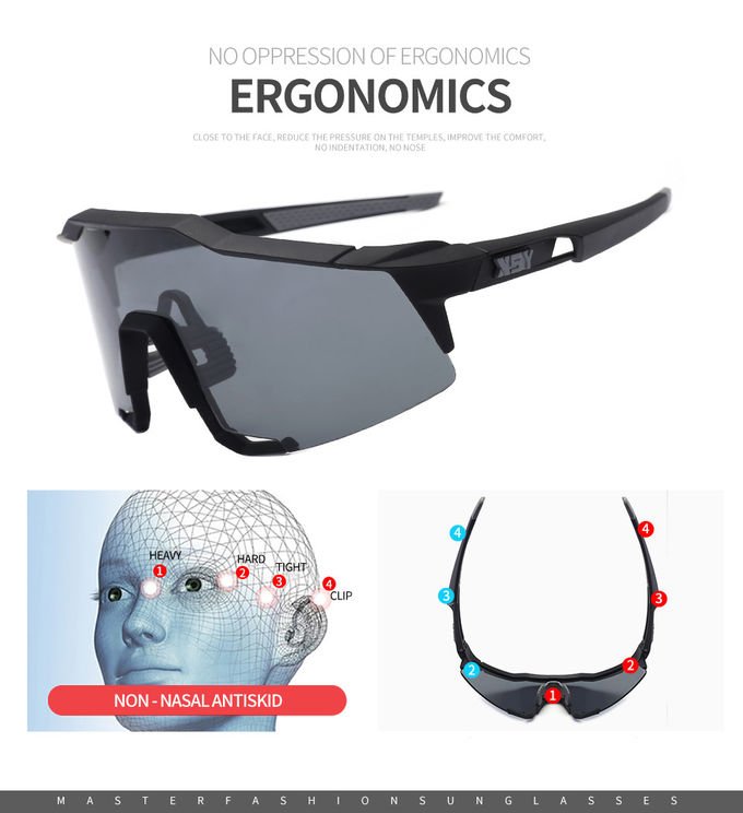 Cool Mountain Biking Sports Sunglasses UV400 Sports Prescription Cycling 2