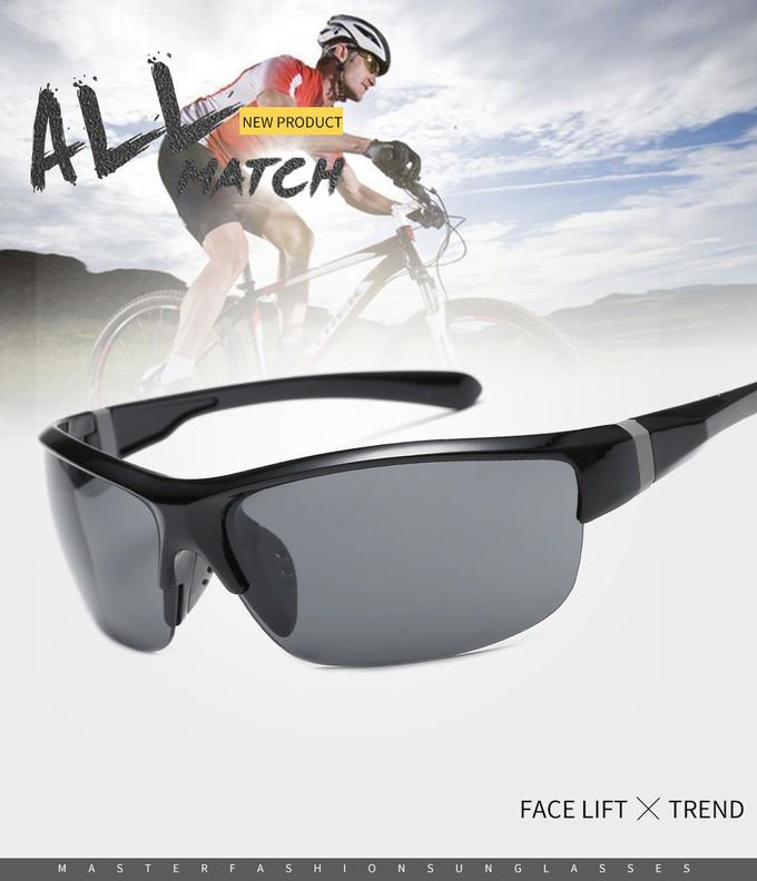 PC Lens UV Protection Sports Sunglasses Explosion Proof Riding Windproof Cycling Glasses 0
