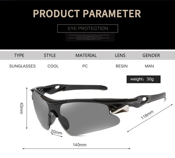 Classic Running Windproof Designer Sports Polarized Cycling Sunglasses 1