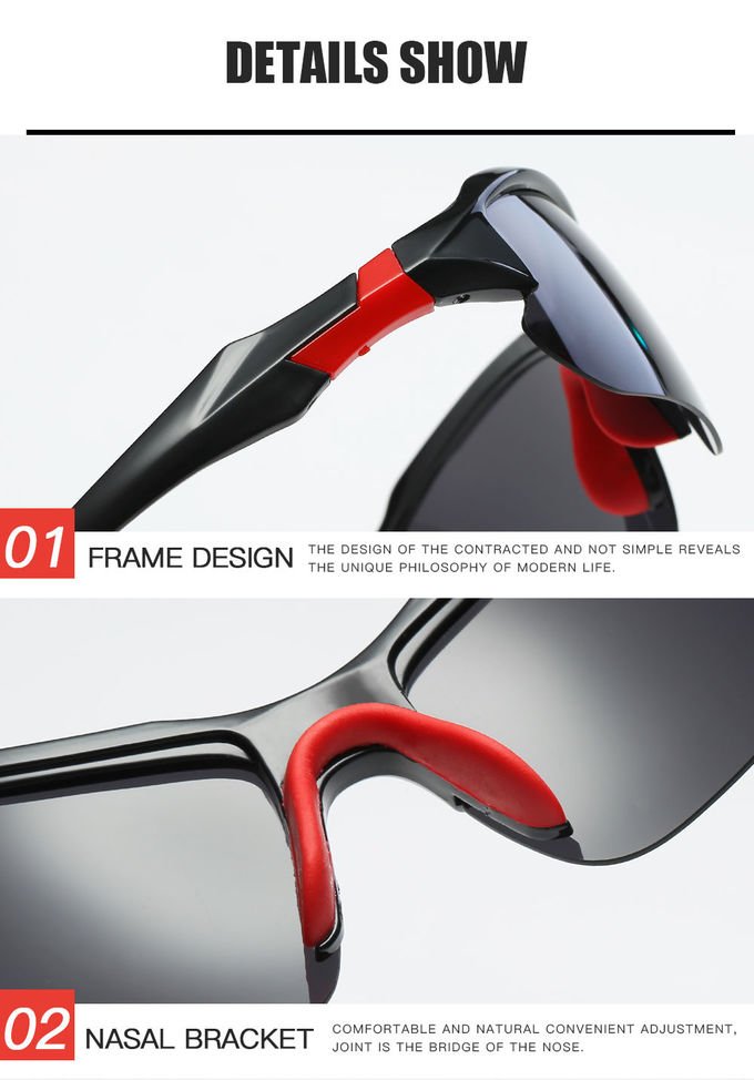 BSCI Polarized Cycling Sunglasses Driving Sports Road Cycling Glasses 3
