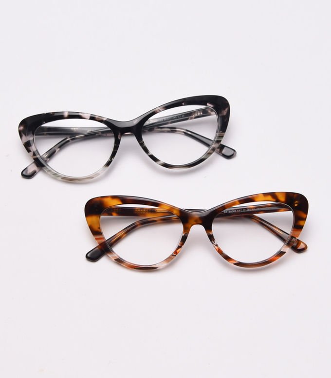 Cat Eye Women Optical Acetate Frame Glasses Fashion Retro glasses 0