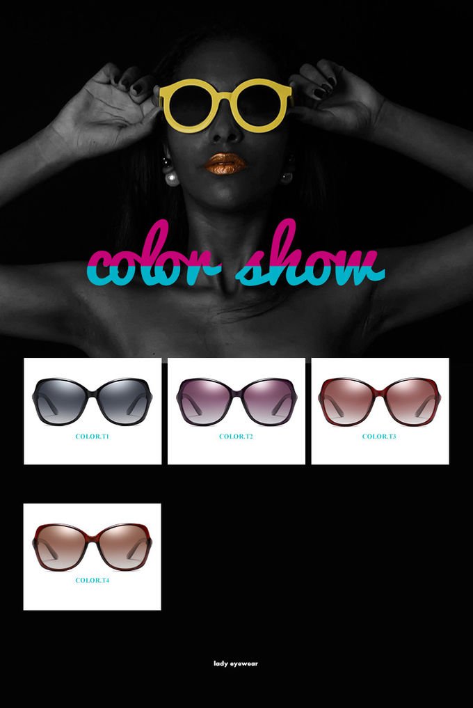 Female Clout UV400 Big Frame Glasses 2021 Stylish Polarized Sunglasses Brand Your Logo 9