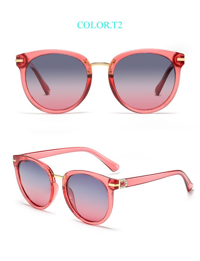 Women Driving Mirrors Vintage PC Sunglasses Reflective Flat Lens Sun Glasses UV400 5
