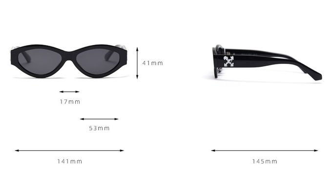 Little Cat Eyes PC Sunglasses UV400 141MM Trendy For Women 2021 9