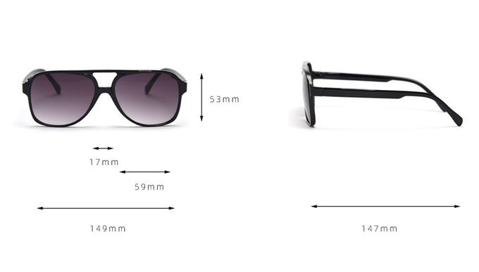 BSCI 149MM Oversized Retro Square Sunglasses Women UV400 Big Gradient Polarized 11