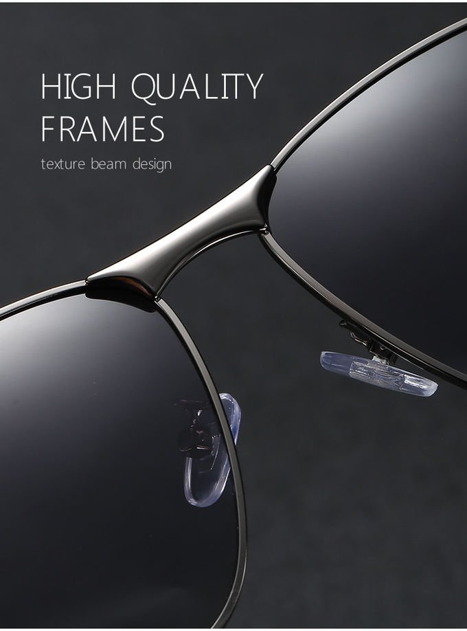 TR90 Custom Polarized Sunglasses UV400 Mens Driving Blue Lens 2