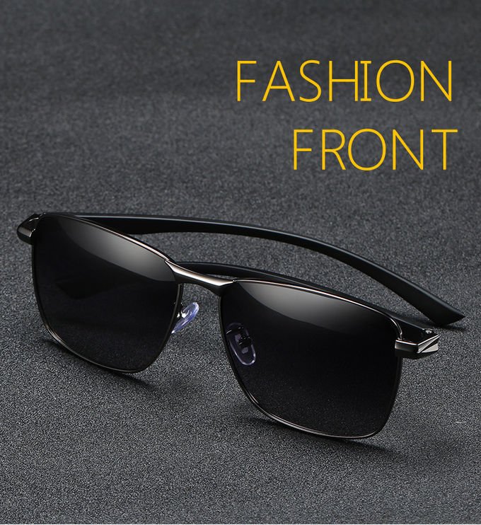 TR90 Custom Polarized Sunglasses UV400 Mens Driving Blue Lens 1