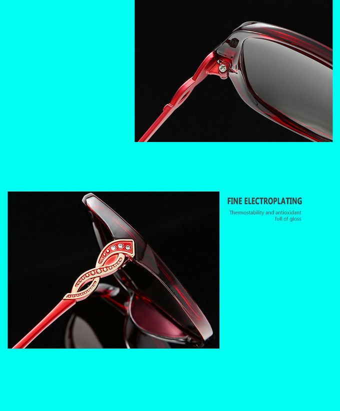 TAC Anti UV Elegant Small Face Custom Polarized Sunglasses 2