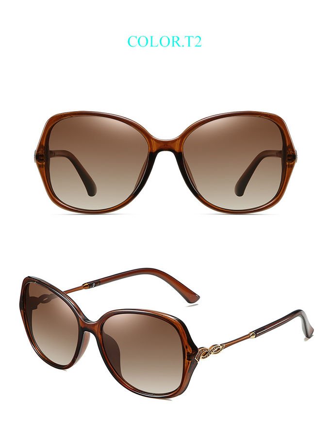 TAC Anti UV Elegant Small Face Custom Polarized Sunglasses 5