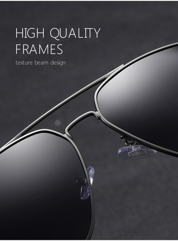 Unique Trending Uv400 Polarized Sunglasses BSCI Square Ocean Lens 1