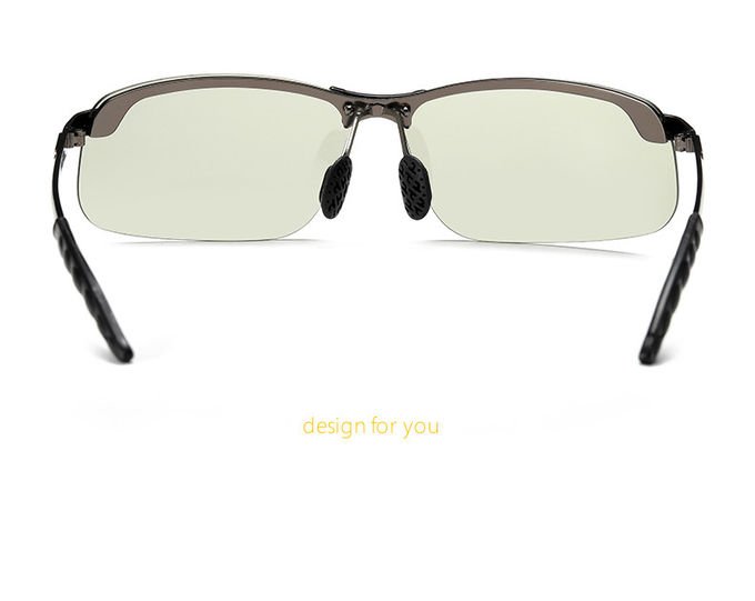 Polarized Photochromic Mens Luxury Sunglasses BSCI Color Changing Lens 2