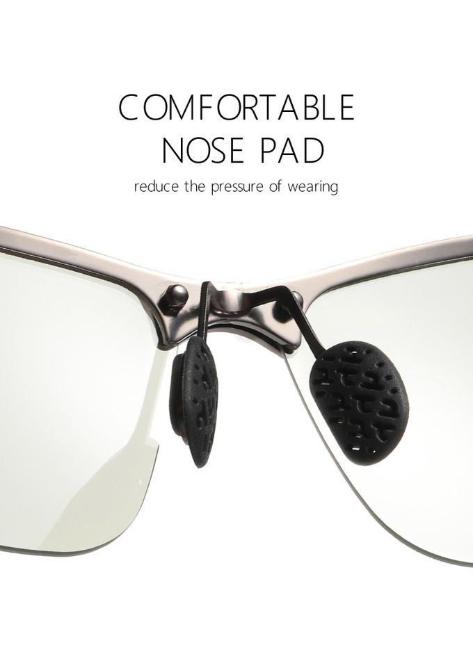 Polarized Photochromic Mens Luxury Sunglasses BSCI Color Changing Lens 3