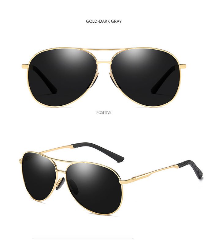 TAC Polarized Men Sunglasses Driving Anti Glare UV400 141MM Vintage Spring Hinge Sunglasses 6