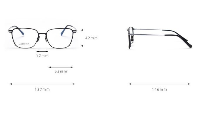 Designer Plain Lens Glasses Spectacle Optical Metal Glass Frame Eyeglasses 9