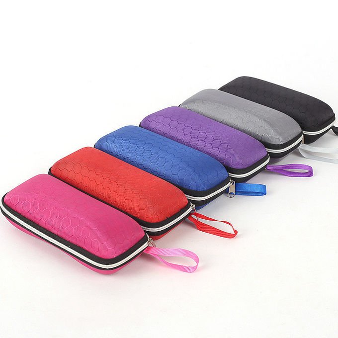Hard Zipper Designer Sunglasses Case Multiple Sunglasses Travel Case English Letters Pattern 1