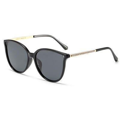 Retro Round Classic Women Handmade Cat Eye Sunglasses