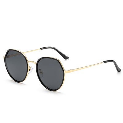 Polarized Women BSCI 142MM Resin Lens Sunglasses Luxury PC With Metal