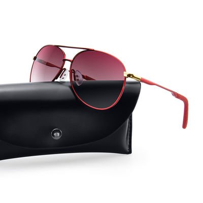 UV400 Metal Polarized Sunglasses Retro TAC Four Leaf Clover Sunglasses