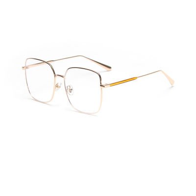 Oversized Full Frame Glasses Alloy Square Optical Spectacle Plain Lens 139MM