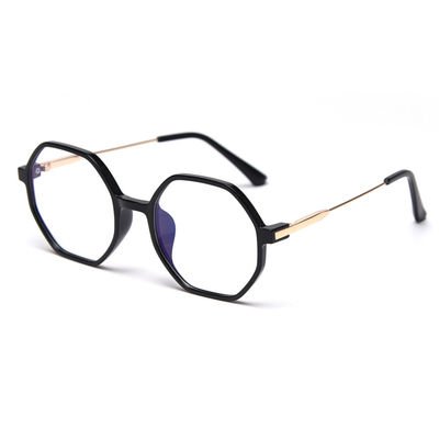 Retro Polygonal Anti Blue Light Glasses Men Women Fashion Optical Computer