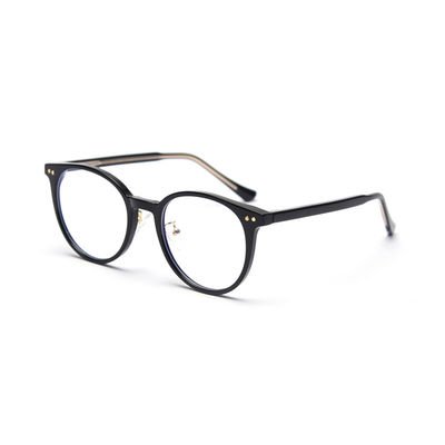 Myopia Female TR90 Material Glasses Trendy Net Red Round Blue Plate Flat Mirror Fashion Street Shooting