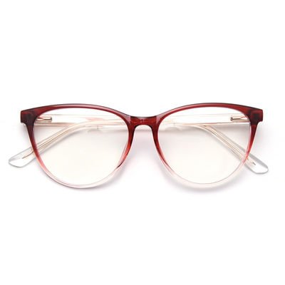 BSCI Round Optical Eyeglasses TR90 Frames Glasses Plain Lens