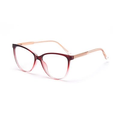 Spring Europe America Large Cat Eye TR90 Material Glasses Flat Mirror Female Myopia