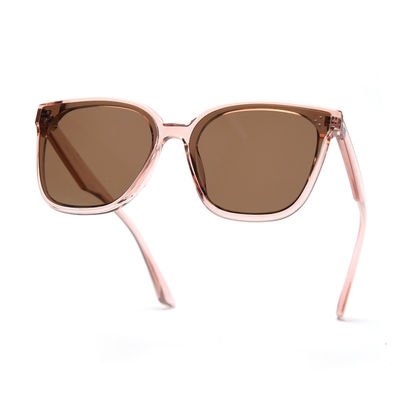 Women Retro Big Frame Square TR90 Sunglasses Trendy Polarized Men