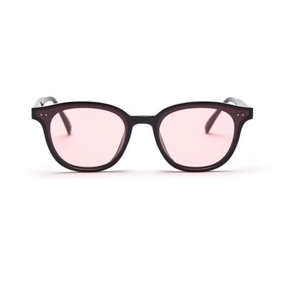 BSCI Round Frame Eyeglasses Colorful Ocean Lens Unisex Trendy Square Sunglasses
