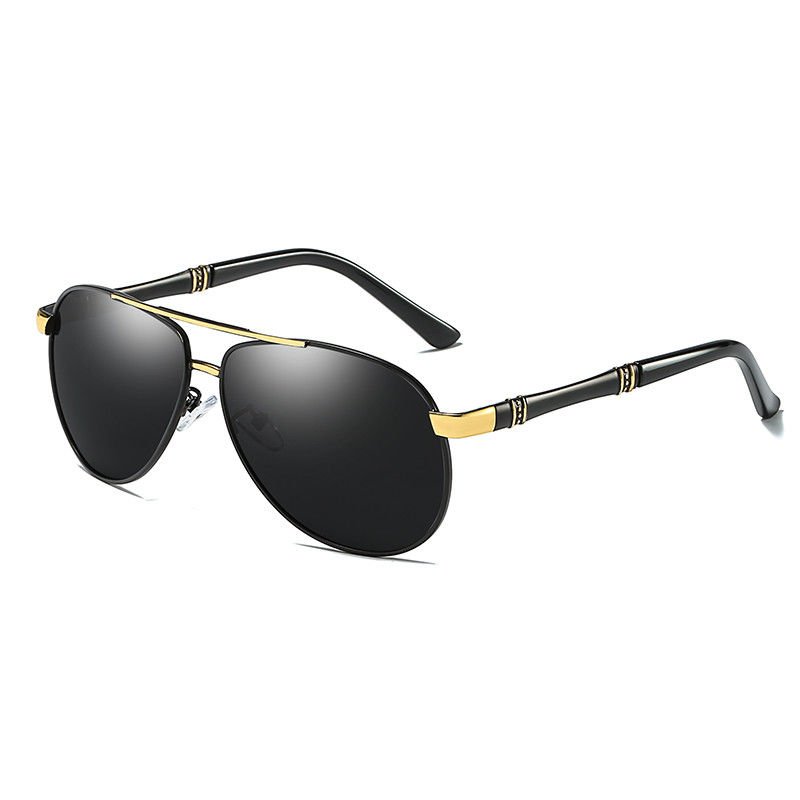 buy Color Film Glasses Case Men&#039;S Metal Frame Polarized Sunglasses UV400 Resin Lens online manufacturer