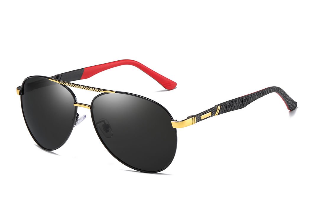 buy Vintage Aluminum 143mm Metal Frame Polarized Sunglasses Coating Lens Driving Shades online manufacturer