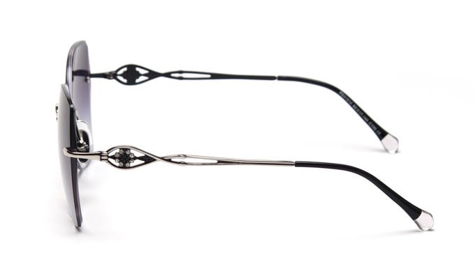 Stylish Exquisite Drive Car Rimless Gradient Sunglasses UV400 Polarized 3