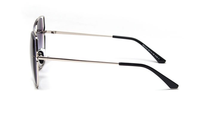UV400 Gradient Lens Sunglasses Hollow Metal Frame Polarized 2