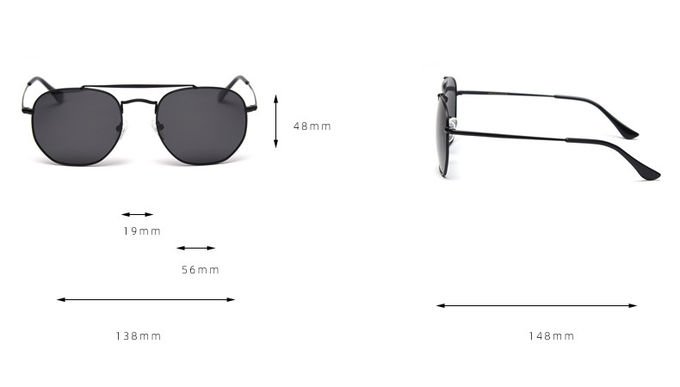 Unisex Photochromic Metal Frame Sunglasses Womens Polarized Lens 138mm 0