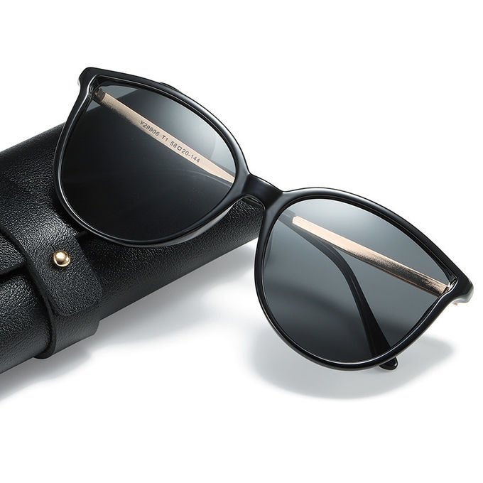 Retro Round Classic Women Handmade Cat Eye Sunglasses 6