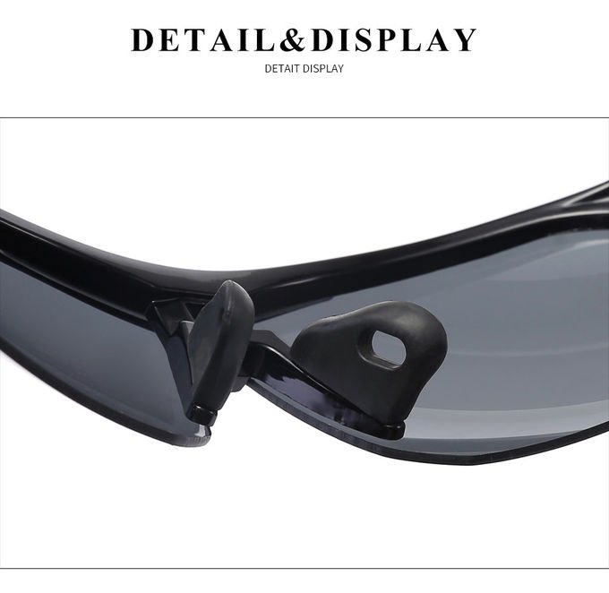 Cycling Rimless Shades Men BSCI 145MM Tiny Sports Sunglasses Adjustable 4