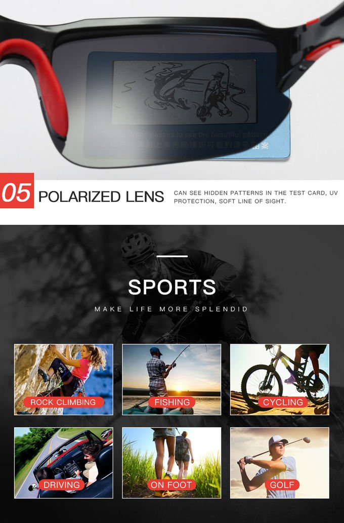 BSCI Polarized Cycling Sunglasses Driving Sports Road Cycling Glasses 5