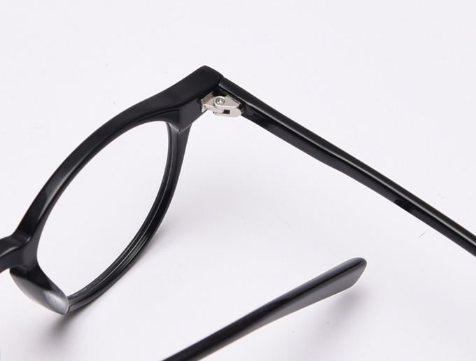 Male Acetate Frame Glasses Black SGS Spectacle Fashionable Optical Glasses 3