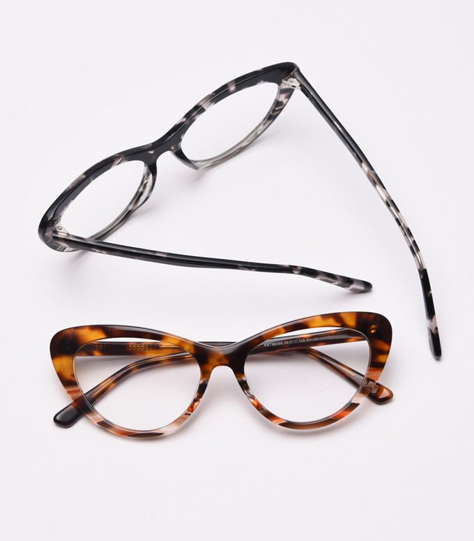 Cat Eye Women Optical Acetate Frame Glasses Fashion Retro glasses 1