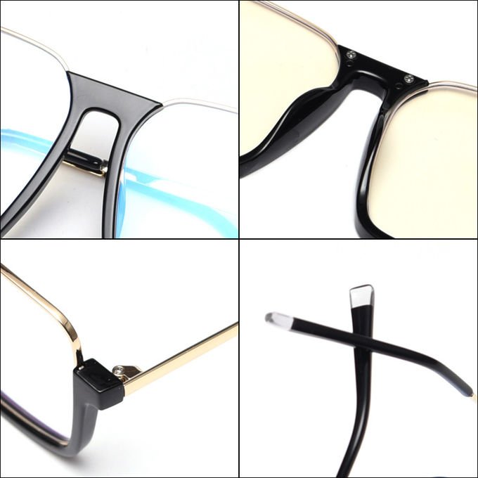 Transparent Computer Glasses Frame Women Men Anti Blue Light Round Eyewear Blocking Glasses Optical Spectacle Eyeglass 7