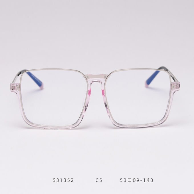 Transparent Computer Glasses Frame Women Men Anti Blue Light Round Eyewear Blocking Glasses Optical Spectacle Eyeglass 4