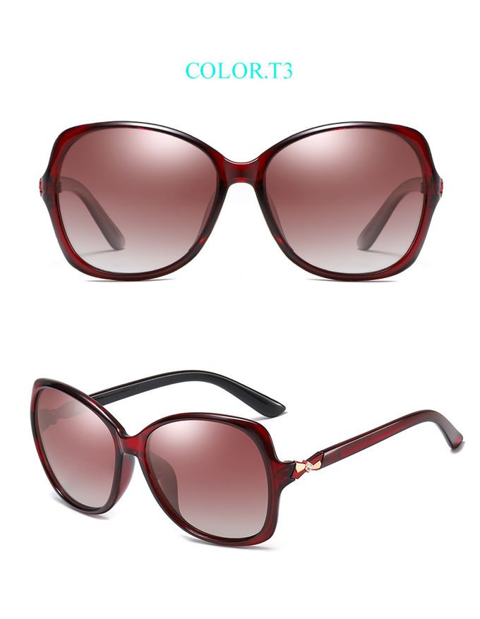 Female Clout UV400 Big Frame Glasses 2021 Stylish Polarized Sunglasses Brand Your Logo 5