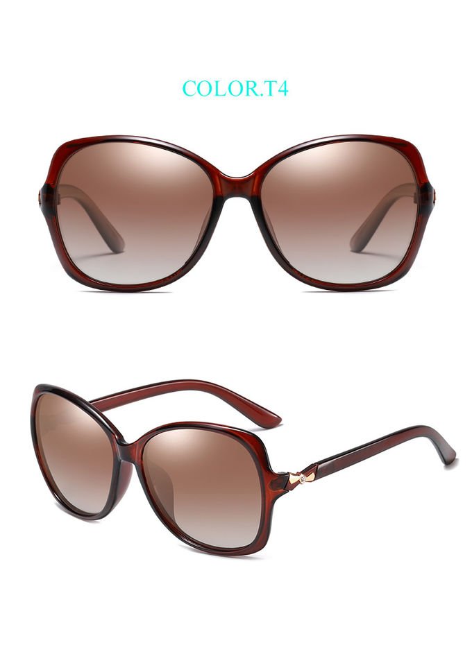 Female Clout UV400 Big Frame Glasses 2021 Stylish Polarized Sunglasses Brand Your Logo 7