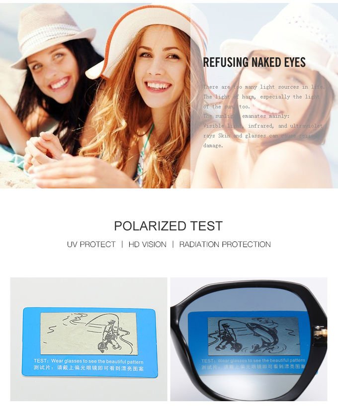 Big Frame Oversize PC Sunglasses Tide Polarizer Anti UV 9