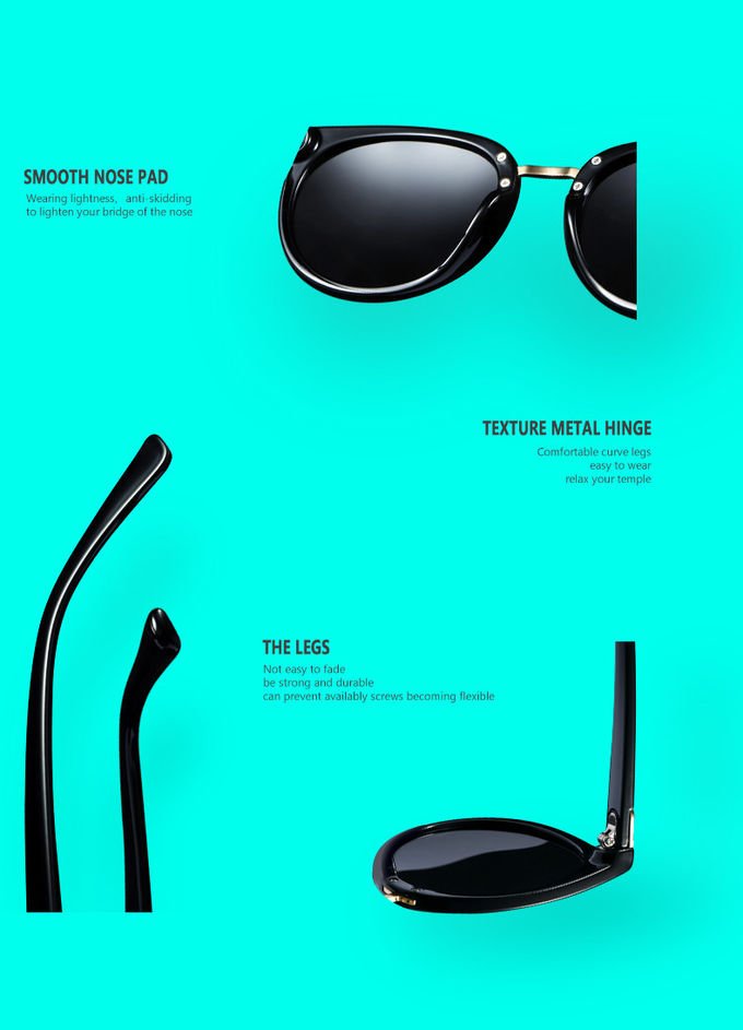 Women Driving Mirrors Vintage PC Sunglasses Reflective Flat Lens Sun Glasses UV400 3