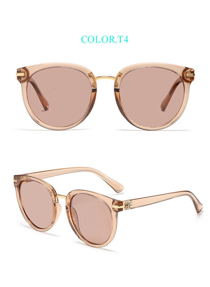 Women Driving Mirrors Vintage PC Sunglasses Reflective Flat Lens Sun Glasses UV400 7