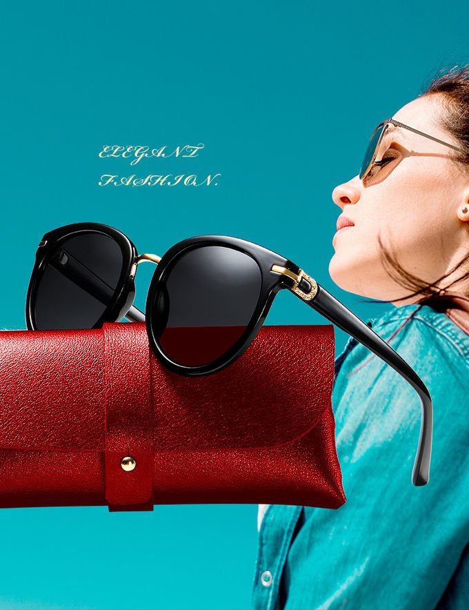 Women Driving Mirrors Vintage PC Sunglasses Reflective Flat Lens Sun Glasses UV400 0