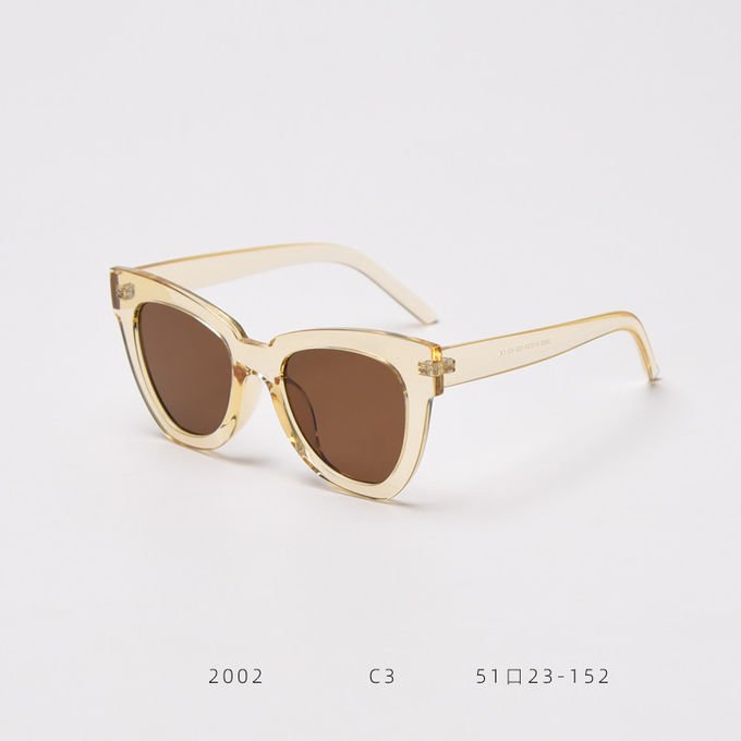 Trendy Fashion BSCI Women Cat Eye Sunglasses 147MM Leopard Frame 3